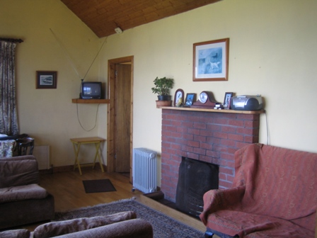 Open Fire Place in Living Room